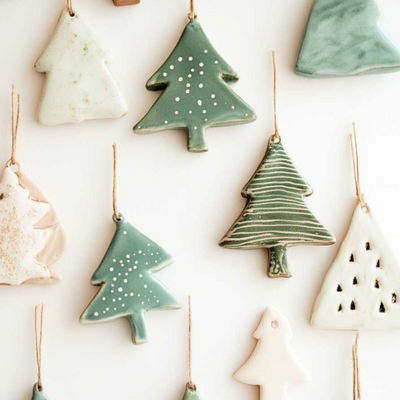 Ceramic Christmas Ornament Making Class!