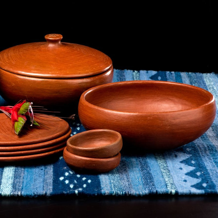 Red Clay Soup Pot without Lid