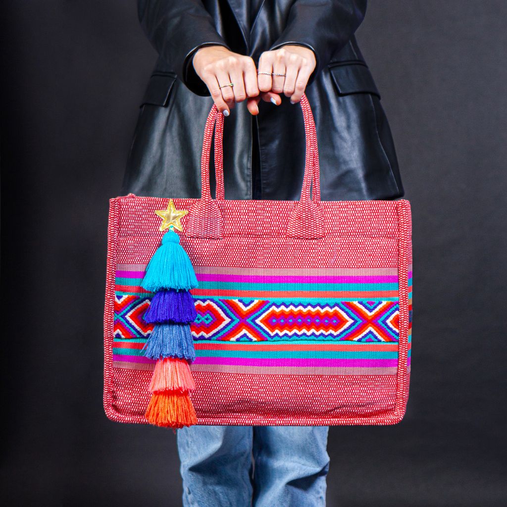 La Rainbow Tote Bolsa