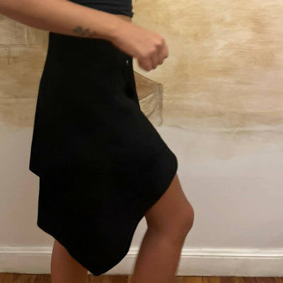 Moss Suede Skirt