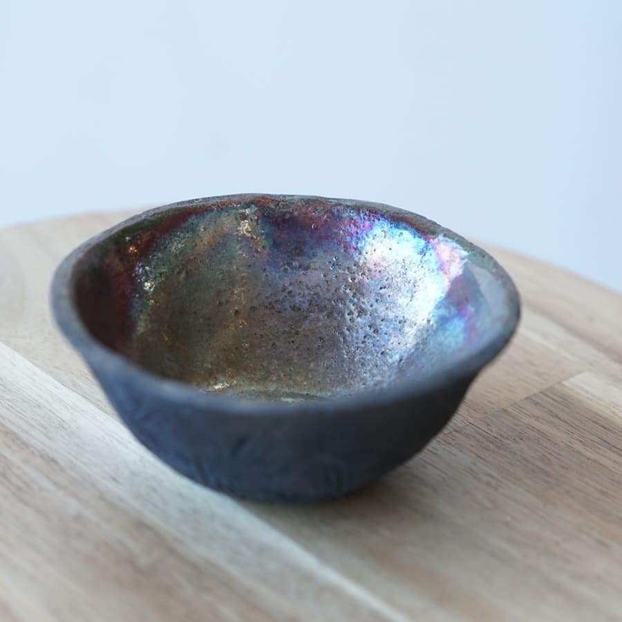 Black Clay Glazed Cup