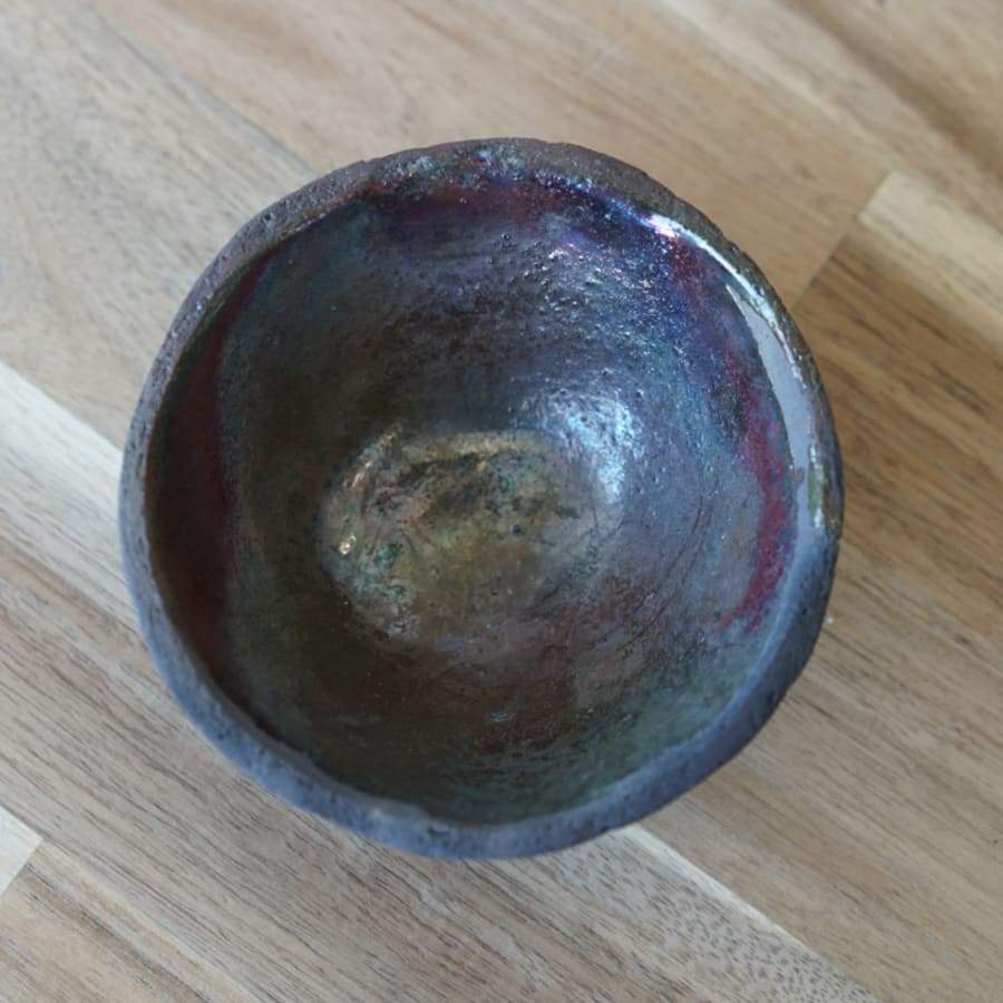 Black Clay Glazed Cup