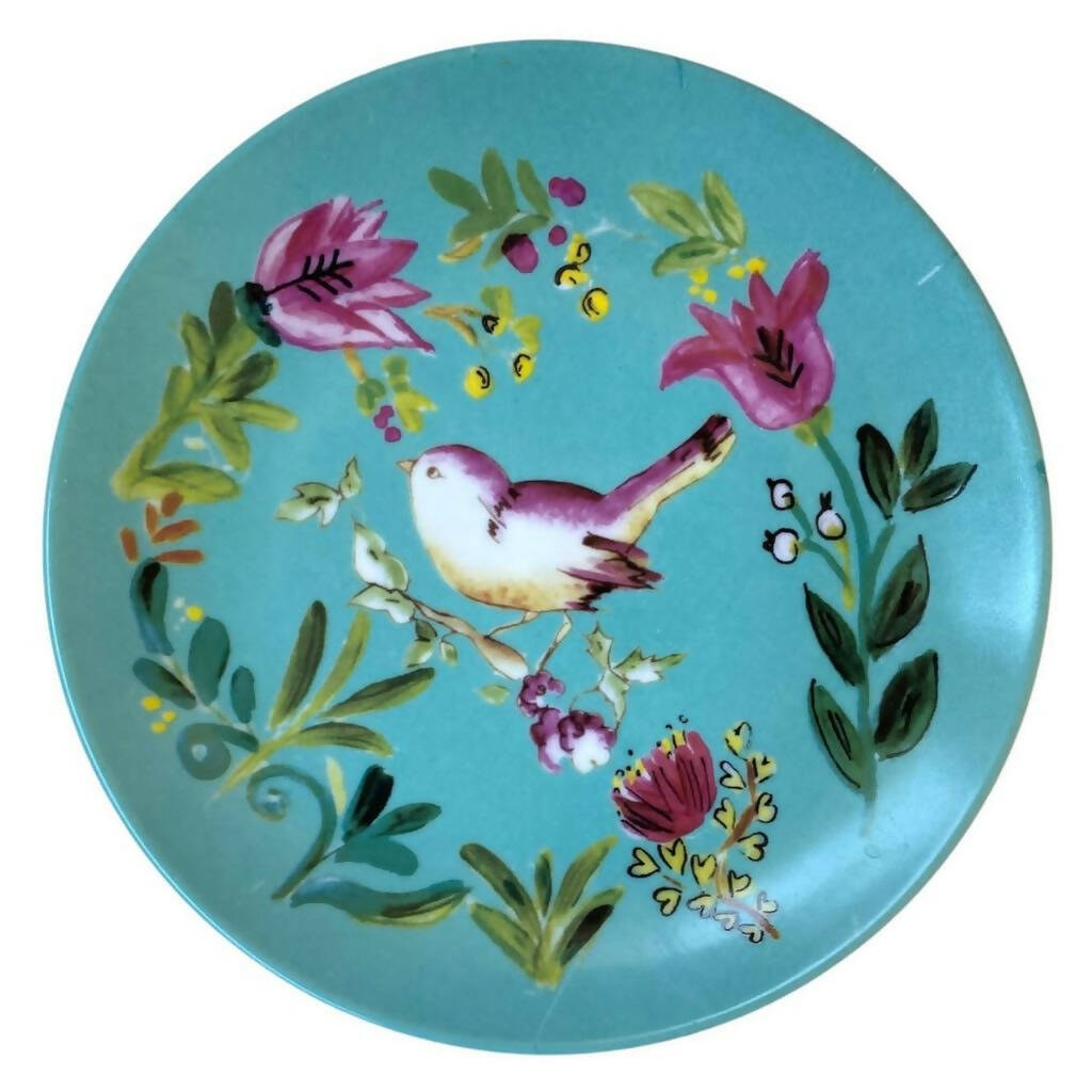 Dinner plate Bird Aqua Set