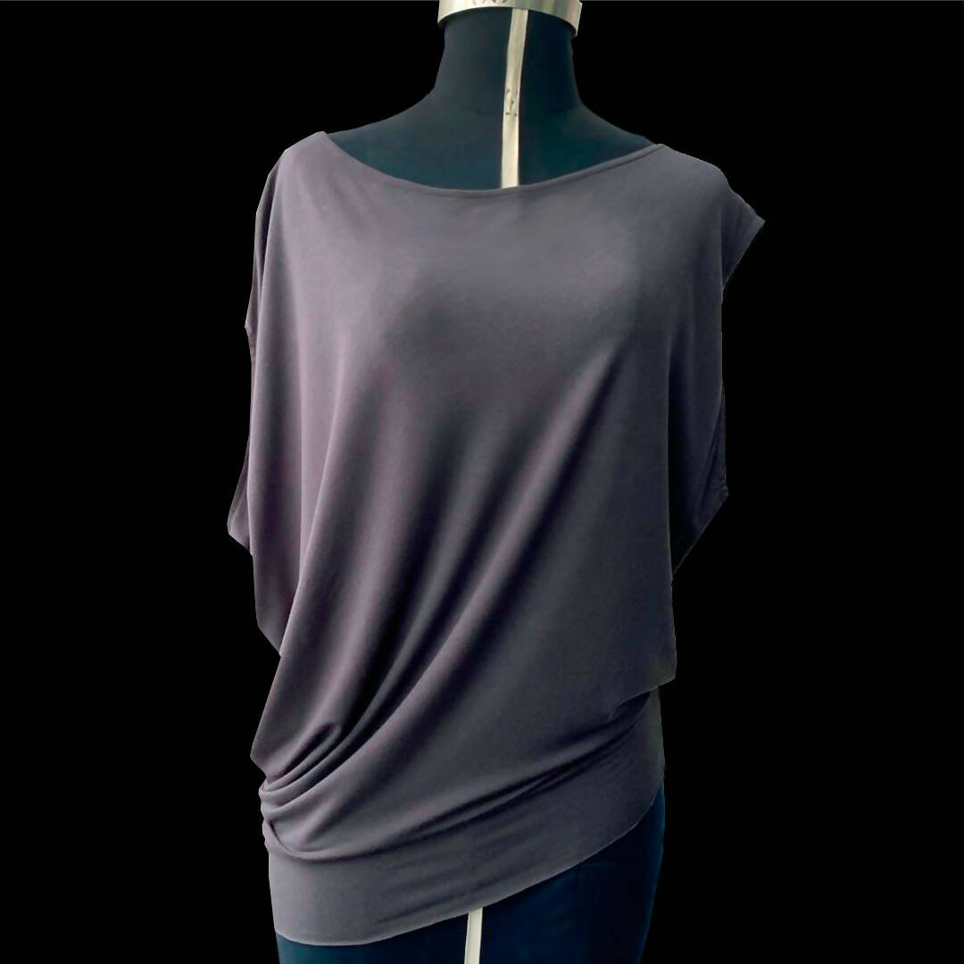 Asymmetric antrazit Top