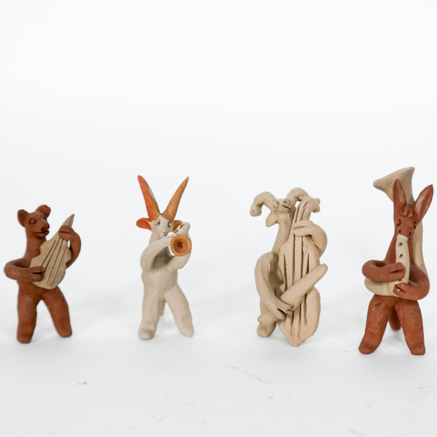 Clay Musicians Set of 4