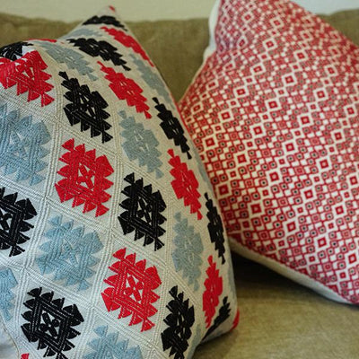 Mexican Embroidery Pillow for decor ideas.