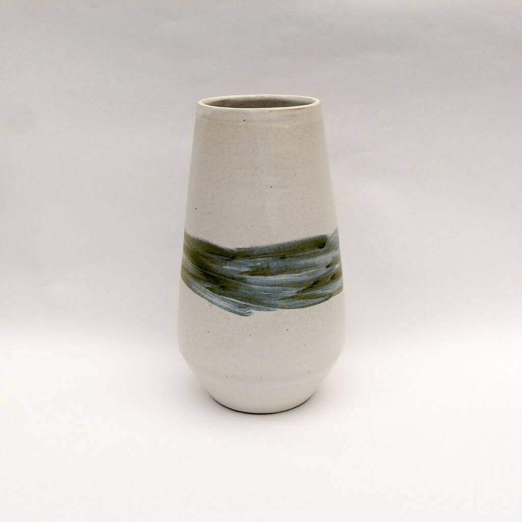 Vase L - Pincelada azul