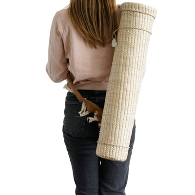 Palm Leaf Yoga Mat Holder