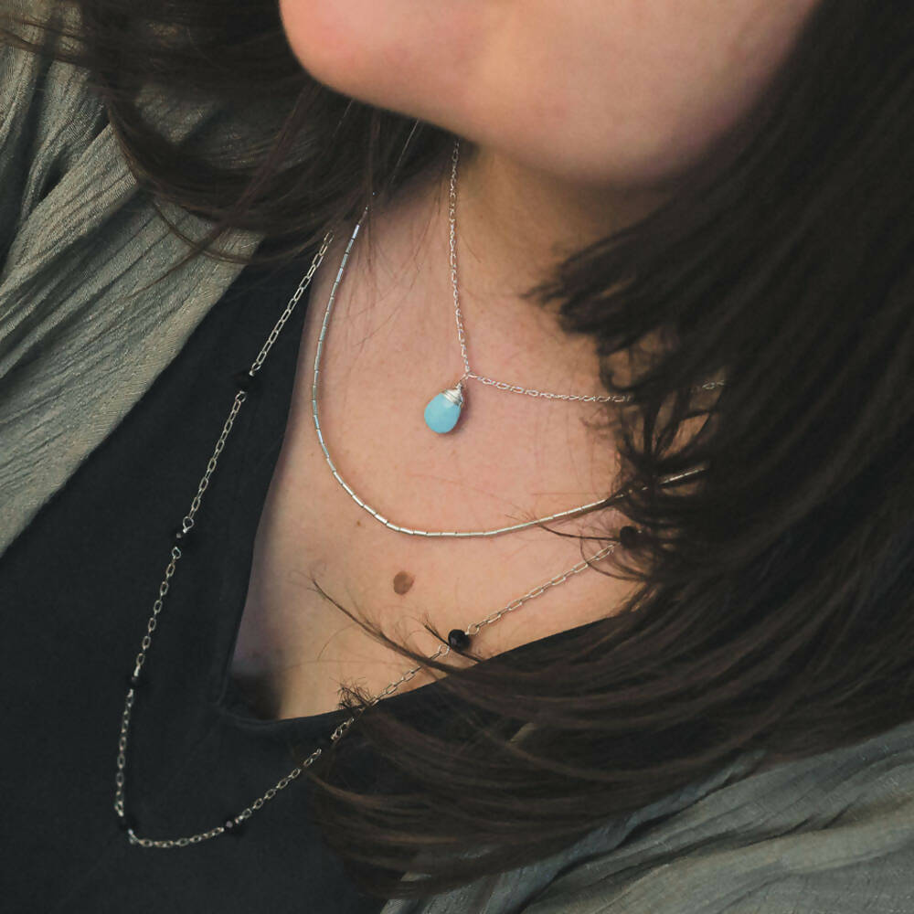 Tahiti Larimar Necklace