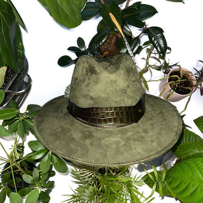 Evergreen Suede Hat