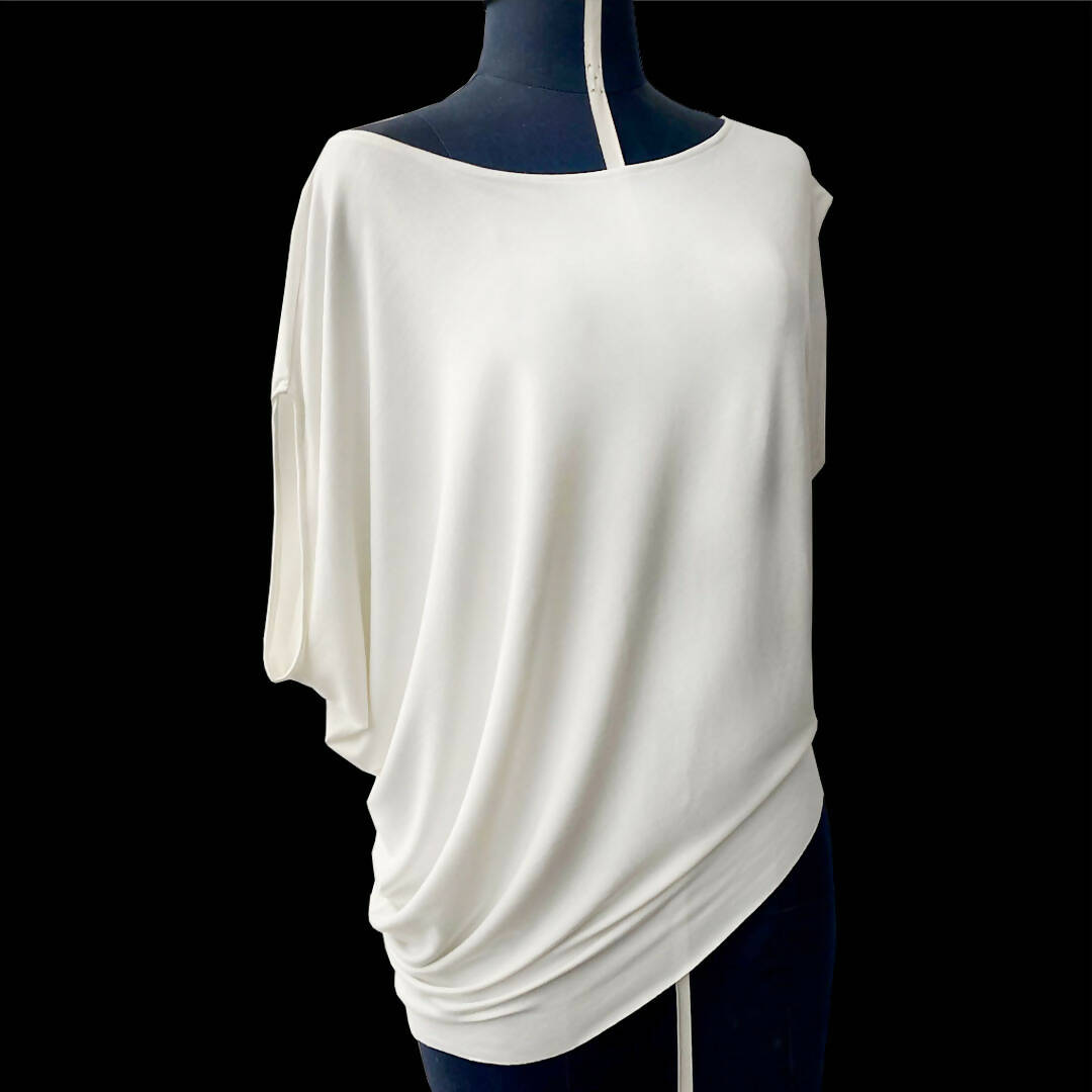 Asymmetric cream Top