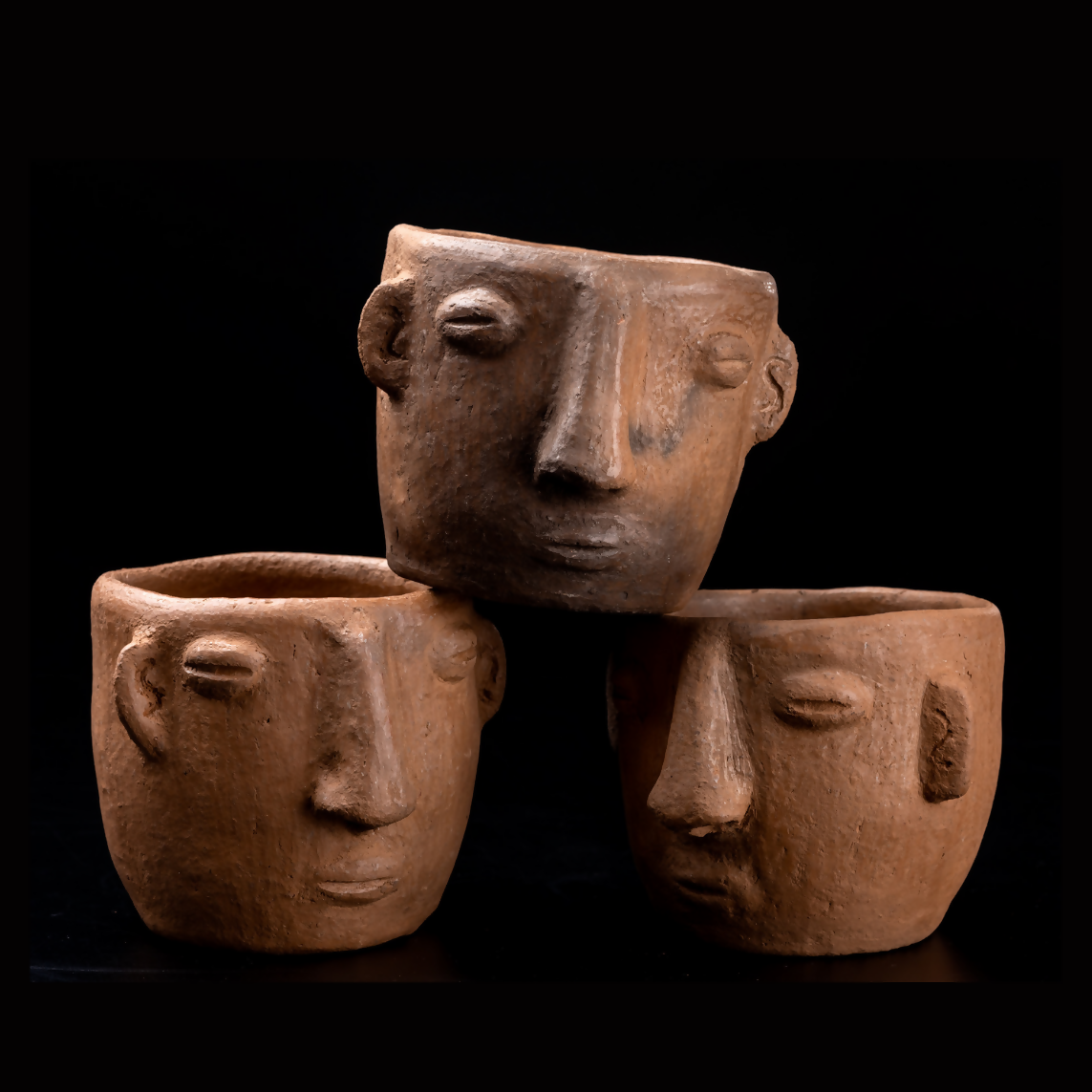 Tlahuitoltepec Artisanal Face Cups