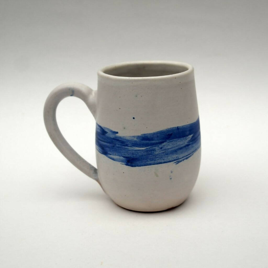 Ceramic Cup H - Pincelada azul