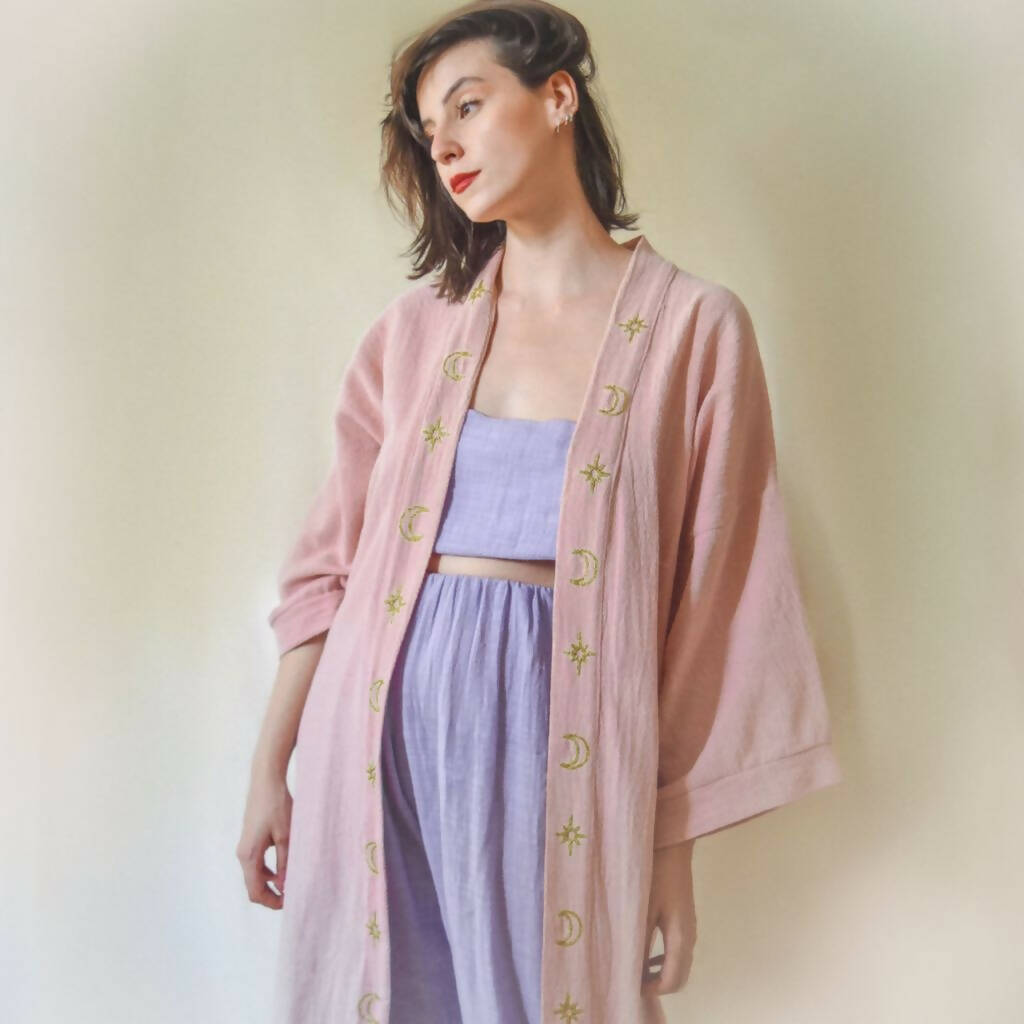 Pink Moon Kimono