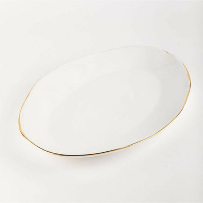 Serving Platter Gold Luna