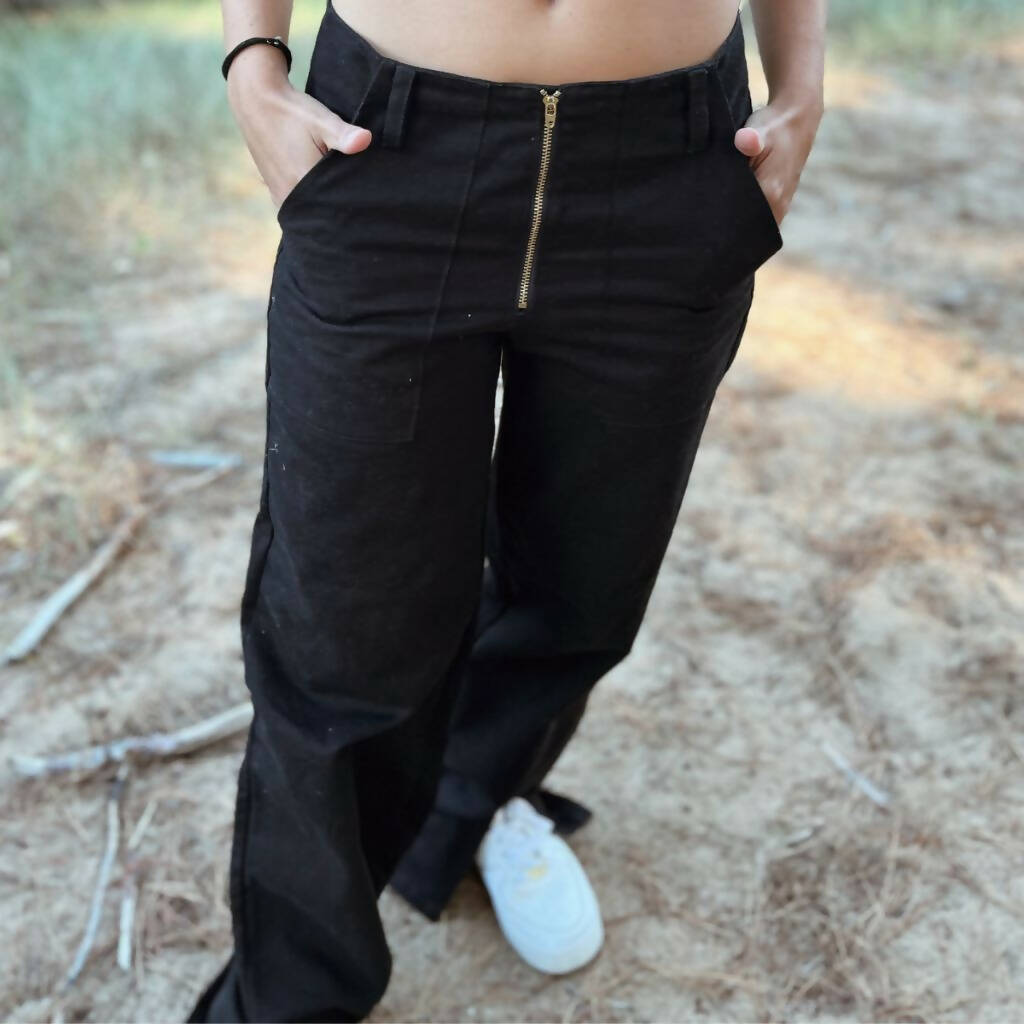 Alabama Black Gabardine pants